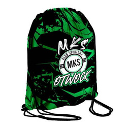 Worek na plecy MKS OTWOCK czarny – indywidualny wzór sublimowany, szybka wysyłka
