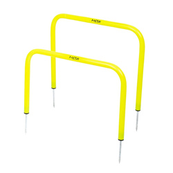 Tyczka do podań kątowa META 1512181120 – wbijana tyczka piłkarska 30x45 cm do ćwiczeń techniki i szybkości