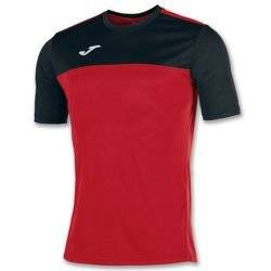 Koszulka piłkarska Joma Winner 100946.601 czerwono czarna t-shirt sportowy