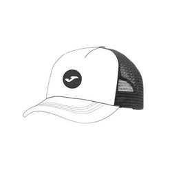 Czapka Joma California 400870.200 - biało-szara, sportowa czapka z daszkiem, z siatką, trucker
