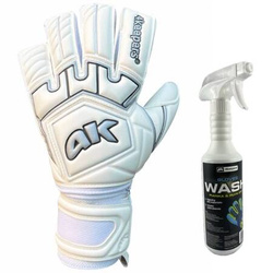 Rękawice 4Keepers Guard Pro MNC Junior z płynem do czyszczenia - pianka Giga Grip, krój Mixed Cut, usztywnienia palców