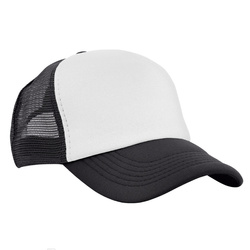 Czapka trucker 3803 biały/czarny