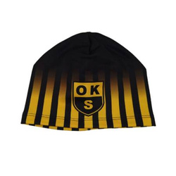 Czapka treningowa OKS Start Otwock – cienka, elastyczna z nadrukiem logo klubu, uniwersalny rozmiar dla kibiców i zawodników