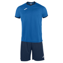 Komplet JOMA ACADEMY 101097.703 - komplet niebieska koszulka i granatowe spodenki