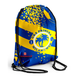 Worek na plecy UKS PRIMERA – sublimacja, logo UKS PRIMERA, indywidualny wzór, w klubowym stylu
