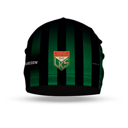 Czapka treningowa MAZUR KARCZEW – elastyczna, sublimowany nadruk, barwy klubowe