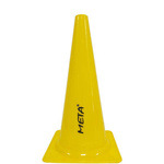 Pachołek bez dziur META 30cm 1812101000Y – żółty pachołek treningowy do ćwiczeń manewrowania i przeszkód