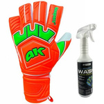 Rękawice 4Keepers Guard Fogo MNC Junior z płynem do czyszczenia - pianka Super Soft, krój Mixed Cut, usztywnienia palców