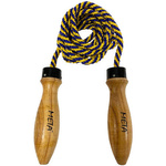 Skakanka META 2007100502 – drewniana rękojeść, profesjonalny sprzęt treningowy