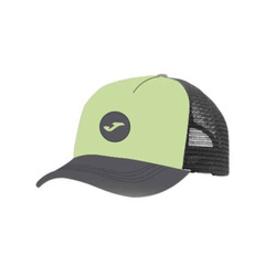 Czapka Joma California 400870.940 - zielono-szara, sportowa czapka z daszkiem, z siatką, trucker
