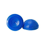 Półkule sensoryczne Yakima do rehabilitacji stóp i treningu równowagi – zestaw 2 szt. niebieskich z kolcami, 16 cm, PVC