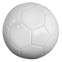 Piłka Yakima All White 100303 5 – biała piłka do celów marketingowych