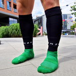 Getry ONZE ECO czarne bez stopy tuby piłkarskie