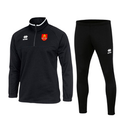 Dres treningowy LUKS Czerwin czarny — bluza ze znakowaniem i spodnie dresowe