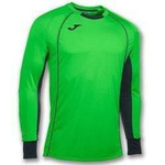 Bluza bramkarska Joma Protect Long Sleeve 100447.021 - zielona, długi rękaw, ochraniacze łokci, ściągacze przy mankietach, strój bramkarski