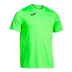 Koszulka piłkarska Joma Combi 100052.020 - fluorescencyjny zielony, krótki rękaw, oddychający materiał, t-shirt sportowy