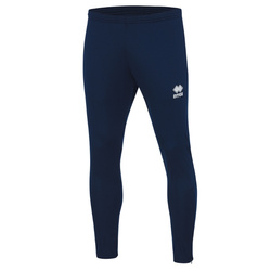 Spodnie dresowe AP Andrespolia granatowe – kieszenie na suwak, rozpinane nogawki