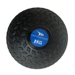 Piłka lekarska Slam Ball PRO 2 kg do treningu crossfit, dynamicznych ćwiczeń i sportów walki