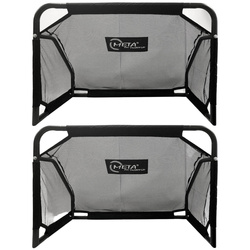 Zestaw 2x bramka piłkarska META 240x120 cm 2002450150 – komplet bramek do profesjonalnego i amatorskiego treningu