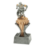 Statuetka BI FX004 + FX101 Zawodnik H17 – stylowe trofeum piłkarskie z możliwością personalizacji