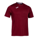 Koszulka piłkarska Joma Combi 100052.671 bordowy t-shirt sportowy