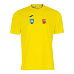 Koszulka meczowa MAZOWSZE GRÓJEC żółta – z herbem DTF, numerem na plecach, oddychający materiał, personalizowana, logo Joma