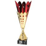 Puchar BI BIE.SERIE45 H47 – złoto-czerwone trofeum sportowe z personalizacją