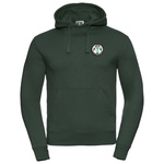 Bluza z kapturem KS TERESIN zielona - bawełniana kangurka z wszytym herbem klubu