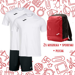 Zestaw szkolny JOMA – strój do szkoły z dwiema koszulkami i plecakiem Team