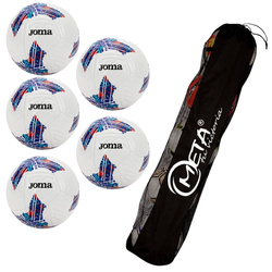 5x piłka Joma Uranus III 401728.207 + torba podłużna gratis – zestaw 5 piłek gwarantujących trwałość i niezawodność