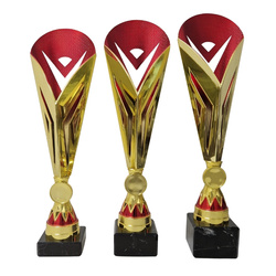 Zestaw pucharów BI BIE.SERIE89 H31 H30 H29 – komplet złotych pucharów 1-3