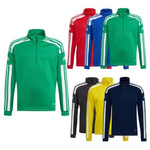18x dres JUNIORSKI bluza adidas SQUADRA21 z krótkim suwakiem + spodnie adidas SQUADRA21 ze zwężoną nogawką