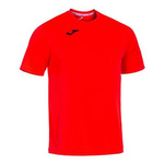 Koszulka piłkarska Joma Combi 100052.040 fluorescencyjny koralowy t-shirt sportowy