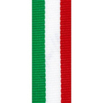 Wstążka BI 22mm V2.G-W-R – zielono-biało-czerwona wstążka do medali