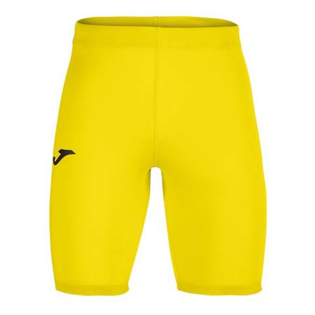 Spodenki termoaktywne Joma Academy 101017.900 żółte krótkie legginsy z rozciągliwej tkaniny