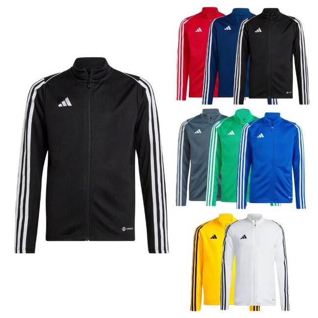 18x dres JUNIORSKI bluza adidas TIRO23 LEAGUE z długim suwakiem + spodnie adidas TIRO23 LEAGUE ze zwężoną nogawką