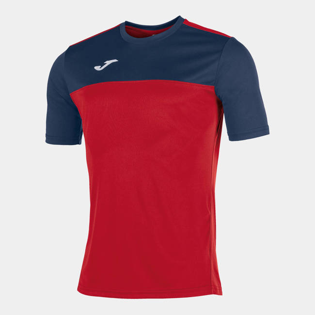 Koszulka piłkarska Joma Winner 100946.603 czerwono granatowy t-shirt sportowy