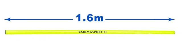 Laska treningowa 1,6 m YAKIMA żółta 100076