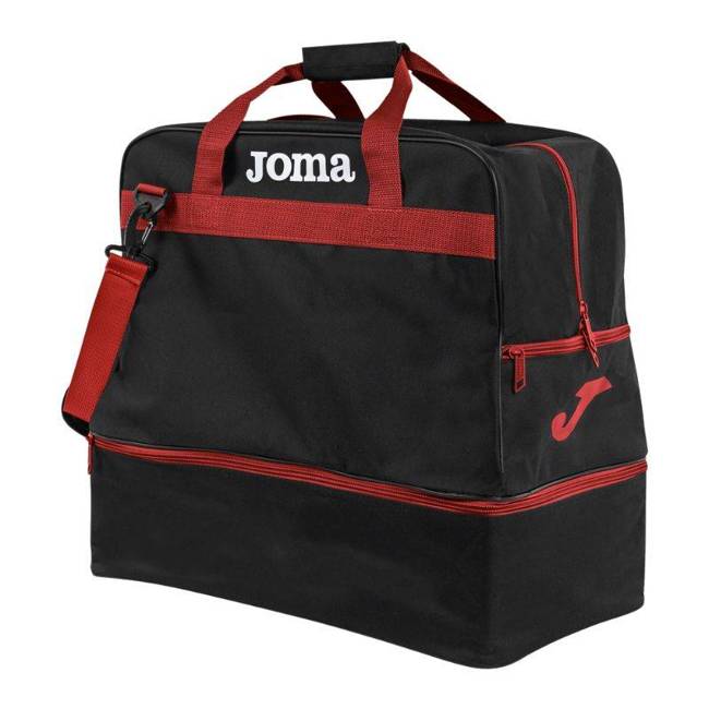 torba JOMA TRAINING 400007.106 M czarna sportowa torba treningowa z dolną komorą wykonana z wysokiej jakości materiałów